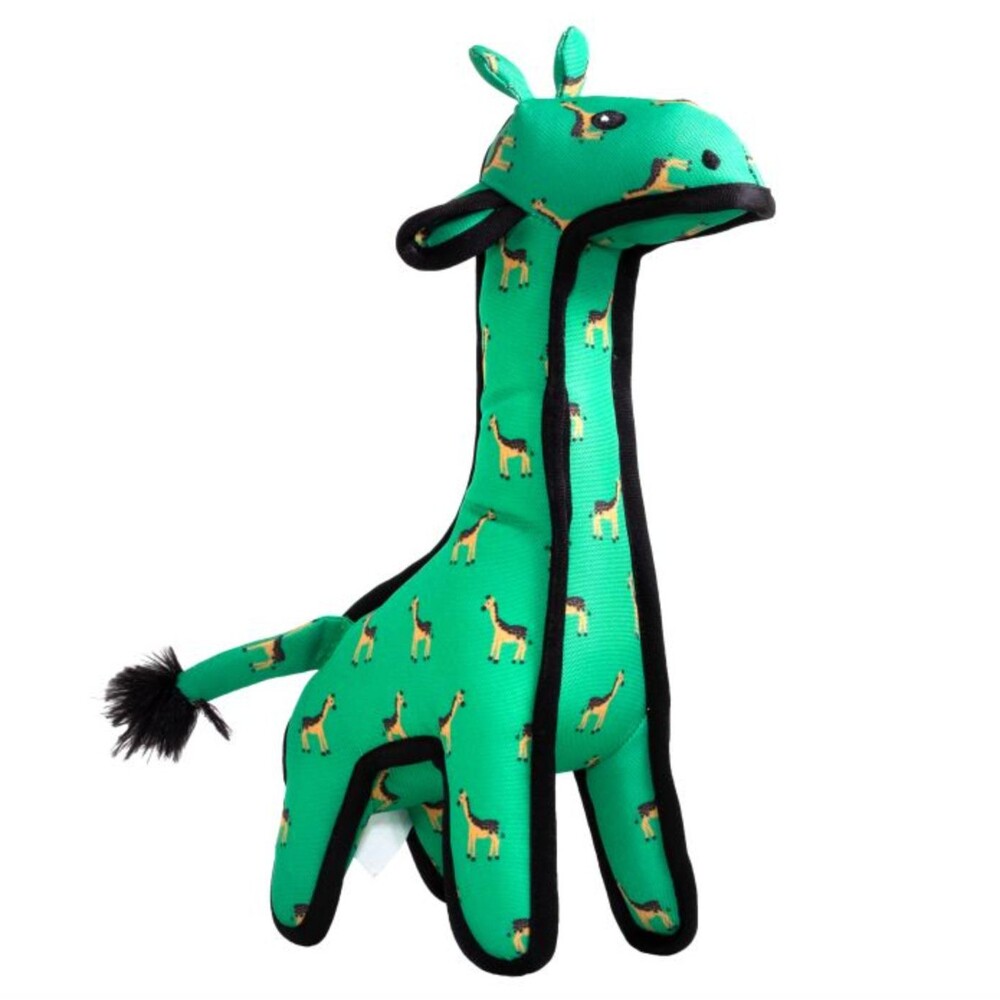 NWT Worthy Dog Geoffrey Giraffe Toy Large 12" Durable Chew Squeaky Dog Plush